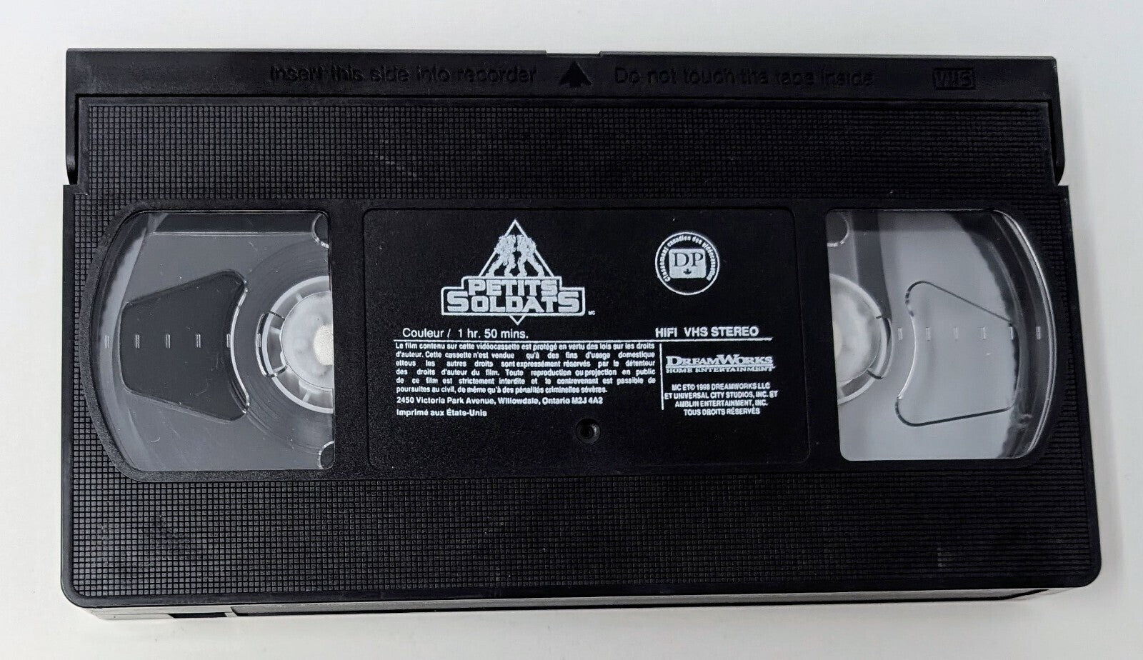 Petits Soldats VHS (1998) - NTSC - French - Good (Tested)4