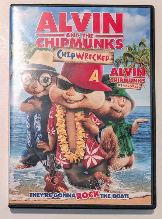 Alvin and the Chipmunks: Chipwrecked DVD (2011) Region 1 - FR/EN/ES - VG(Tested)0