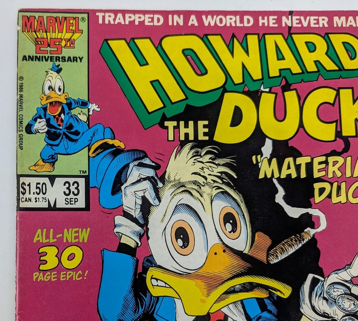 Howard the Duck, Vol. 1 #33 (1986) - Marvel Comics (Bagged/Boarded)1