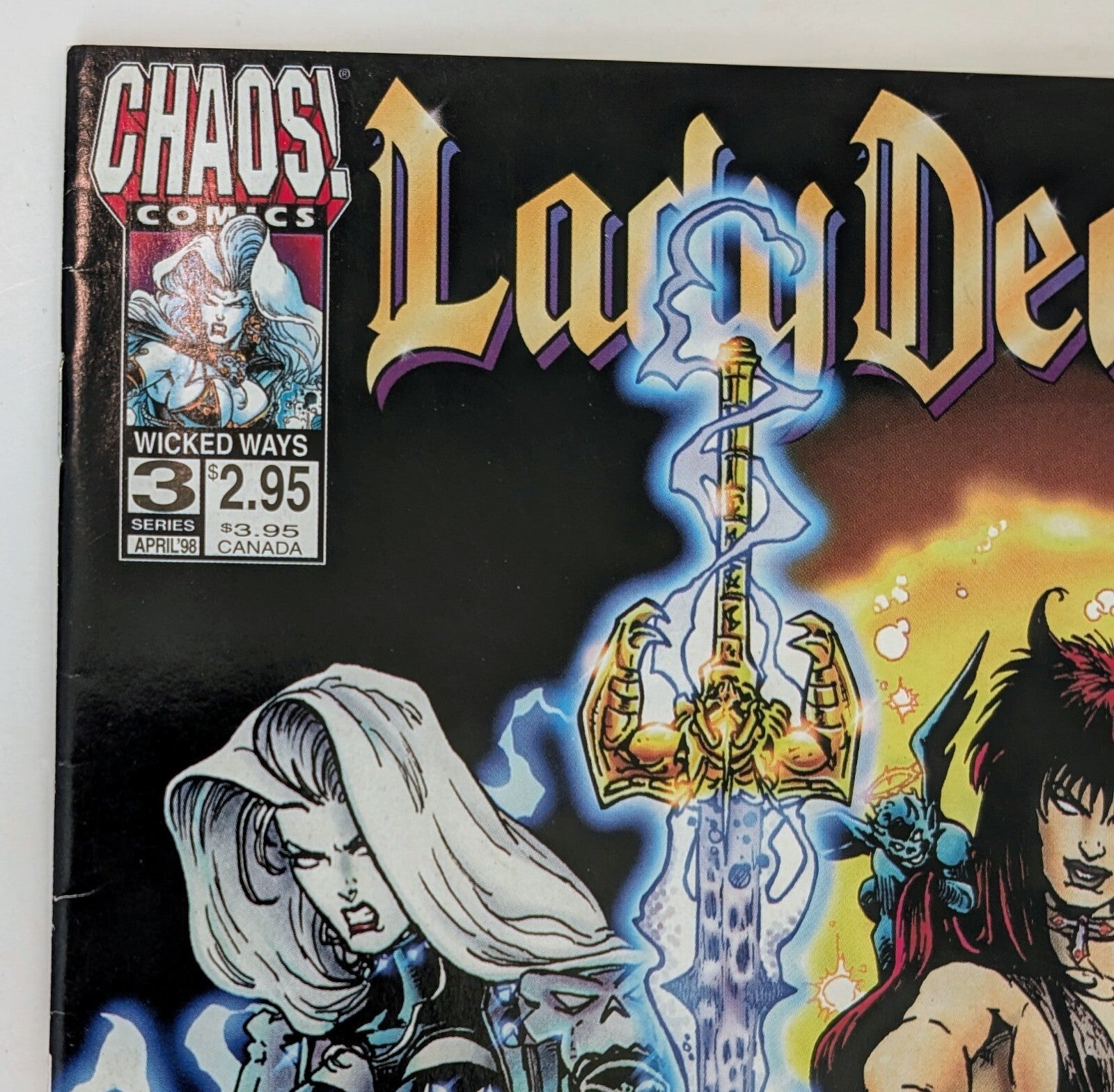 Lady Death (1998 - 1999 series) #3 (1998) - Chaos! Comics (Bagged/Boarded)1