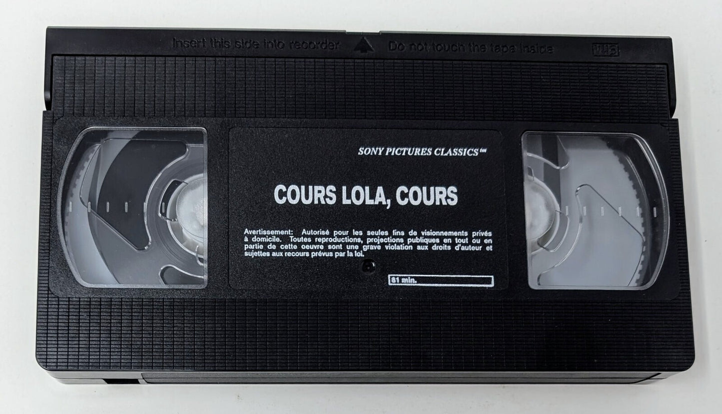 Cours Lola Cours VHS (1998) - NTSC - French - VG/G (Tested)7