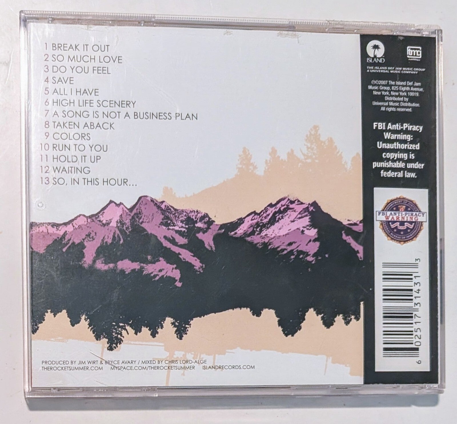 The Rocket Summer – Do You Feel (2007) - United States - CD VG+ (Tested)2